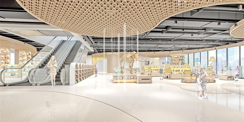 无锡新华书店新图书中心进入内部装修阶段, 功效图曝光